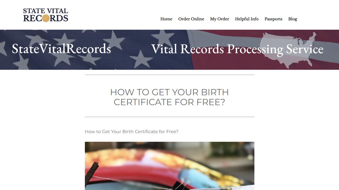 How to Get Your Birth Certificate for Free? - Vital